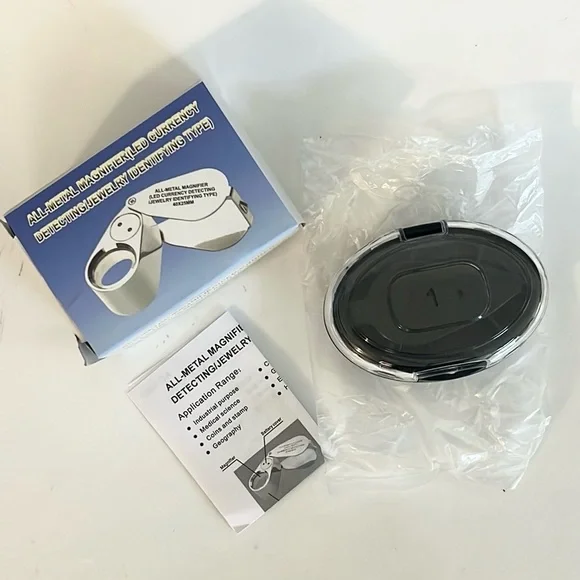 All - metal magnifier - led currency detecting/ jewelry identifying type - Picture 4 of 8